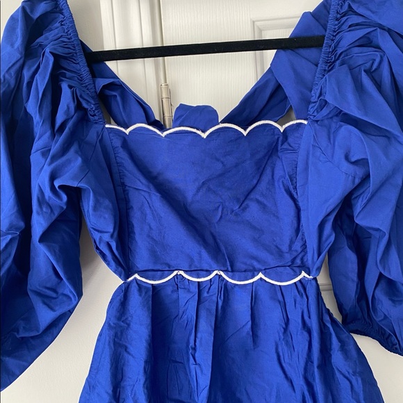 Anthropologie Scalloped Mini Dress - Picture 7 of 10